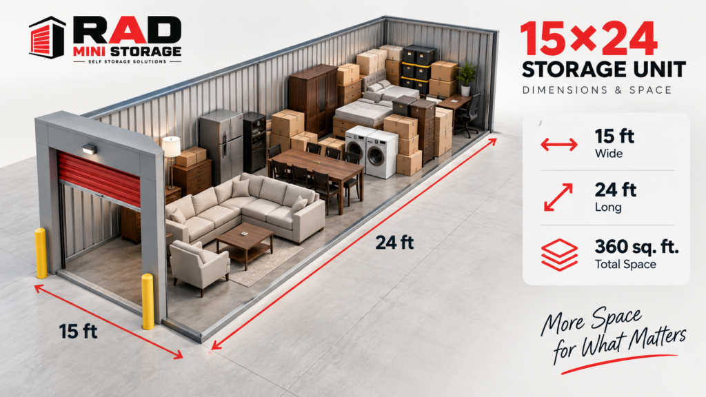15×24 Storage Unit Dimensions Guide