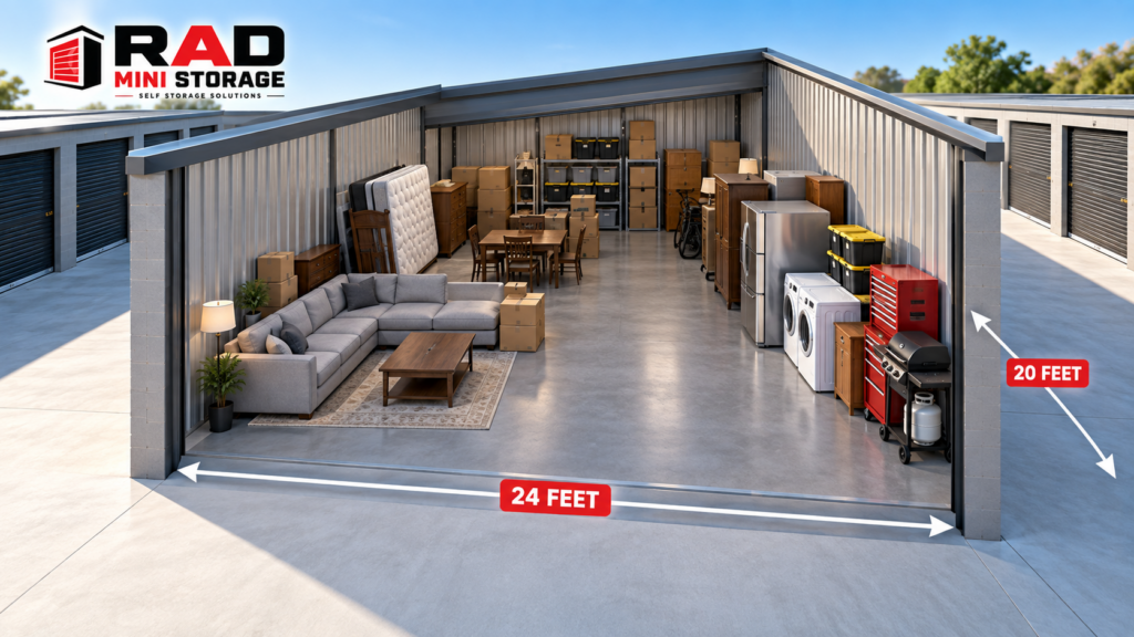 20×24 Storage Unit Showcase