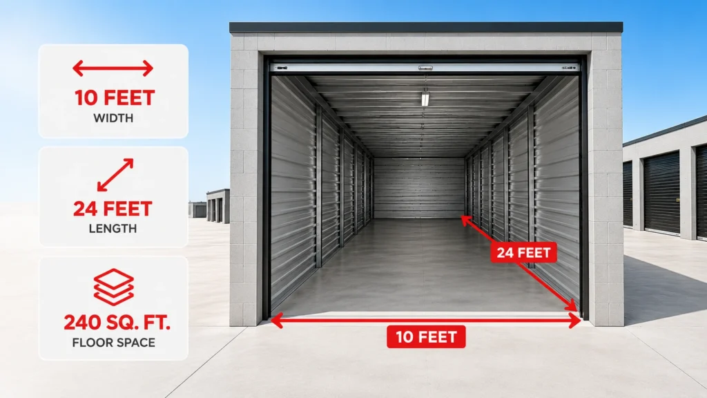 10×24 Storage Unit Dimensions